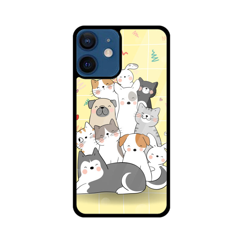 Cute Cat & Dog Phone Case