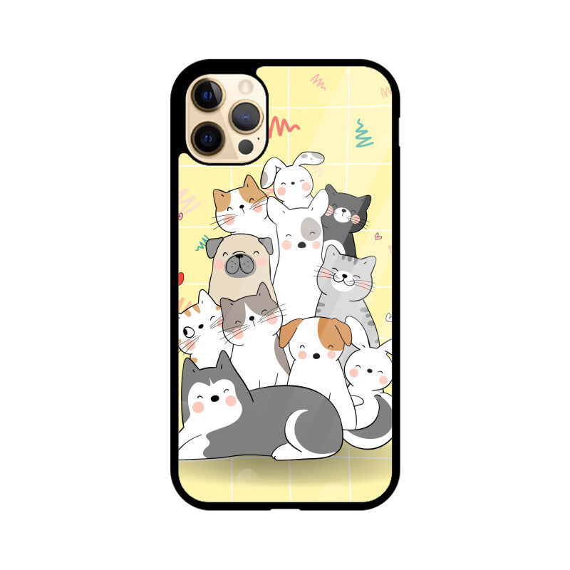 Cute Cat & Dog Phone Case