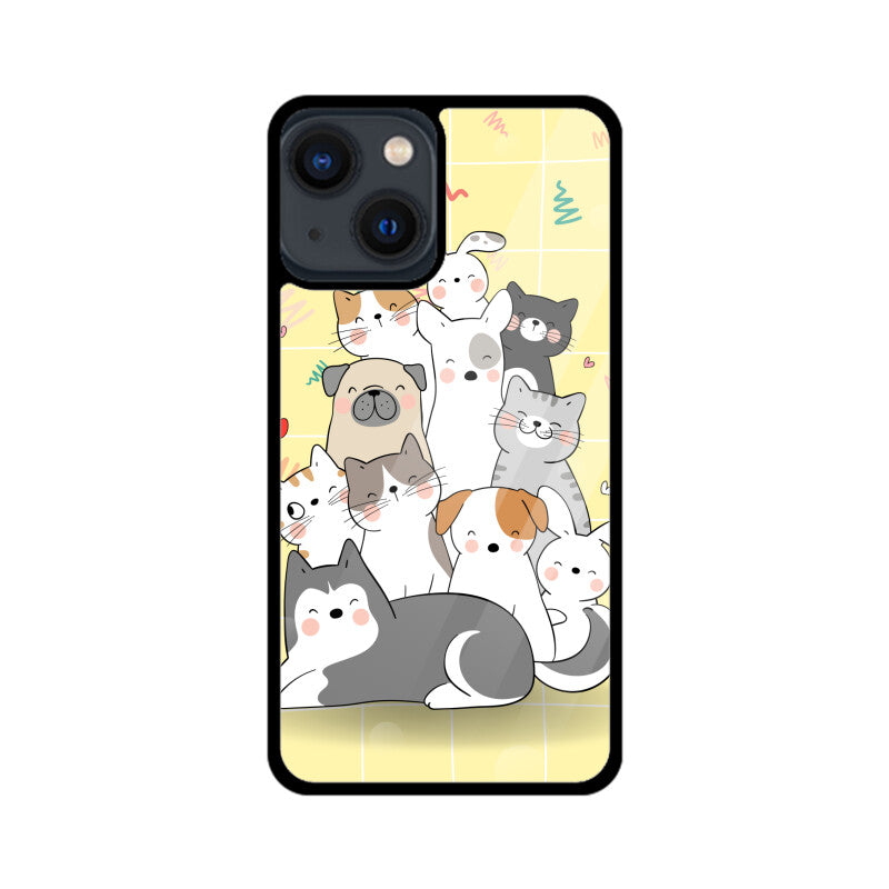 Cute Cat & Dog Phone Case