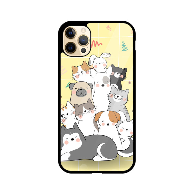 Cute Cat & Dog Phone Case