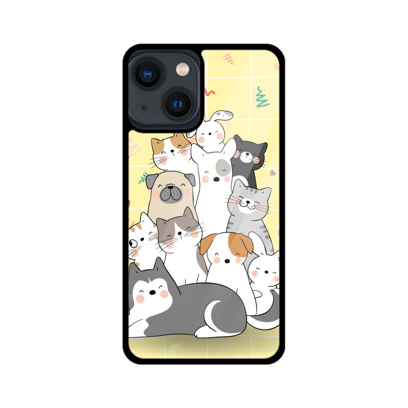 Cute Cat & Dog Phone Case