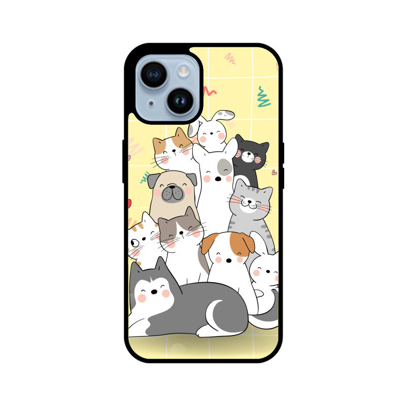 Cute Cat & Dog Phone Case