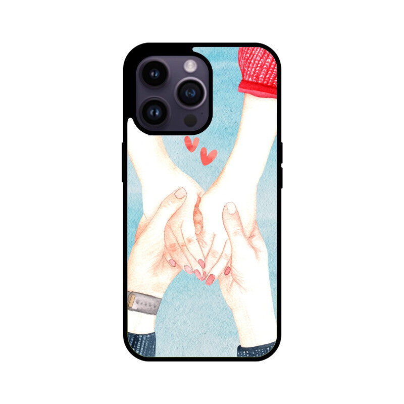 Couple Holding Each Other Hands Phone Case