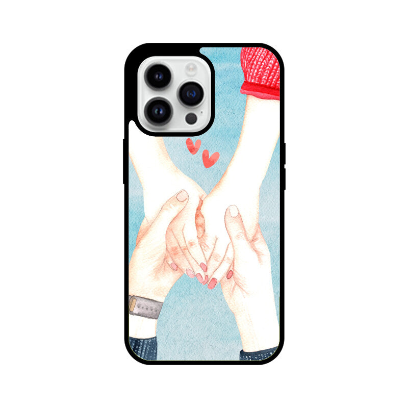 Couple Holding Each Other Hands Phone Case