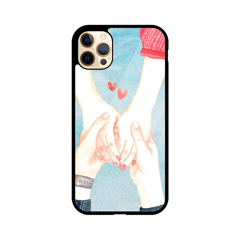 Couple Holding Each Other Hands Phone Case