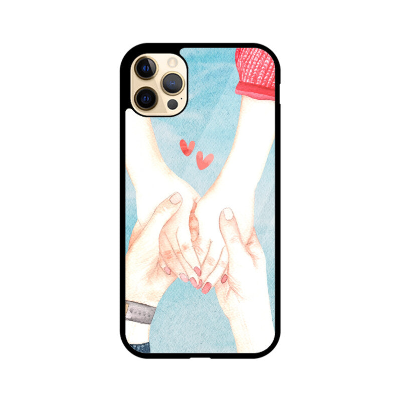 Couple Holding Each Other Hands Phone Case