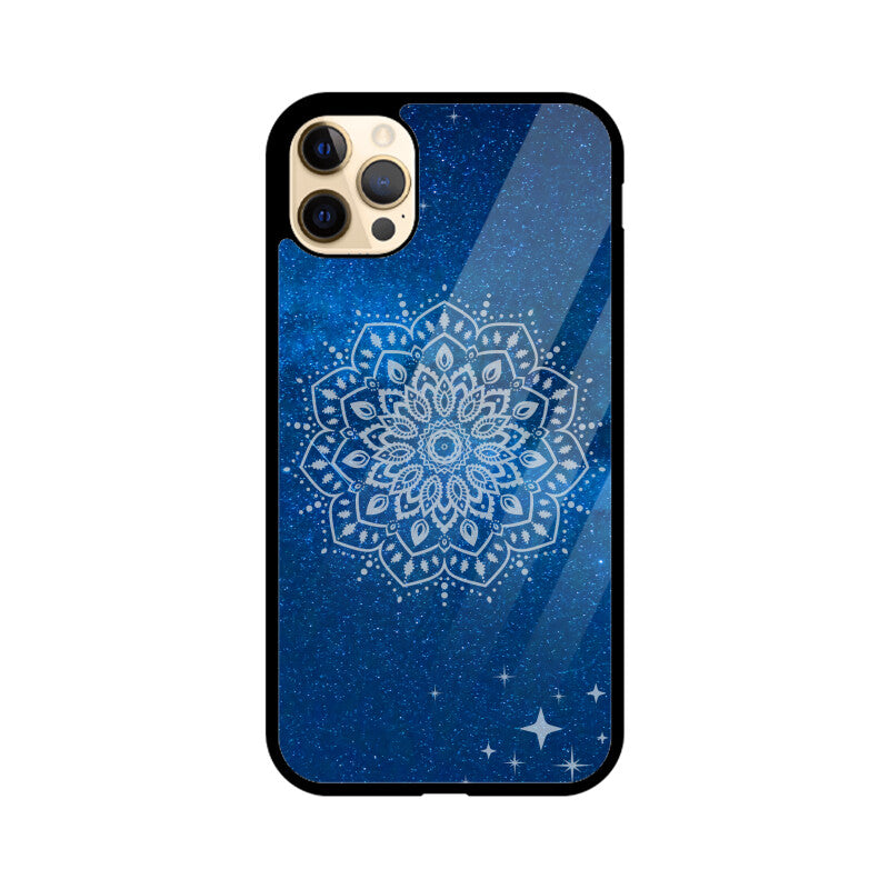 Blue White Mandala Mystical Background Phone Case