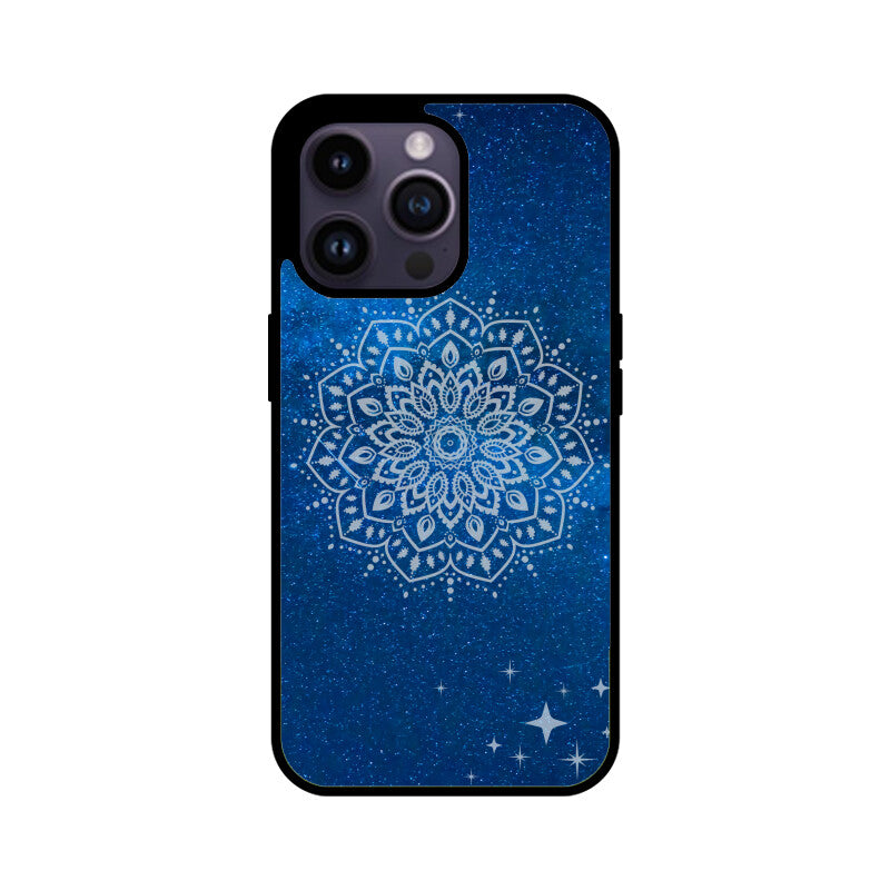 Blue White Mandala Mystical Background Phone Case