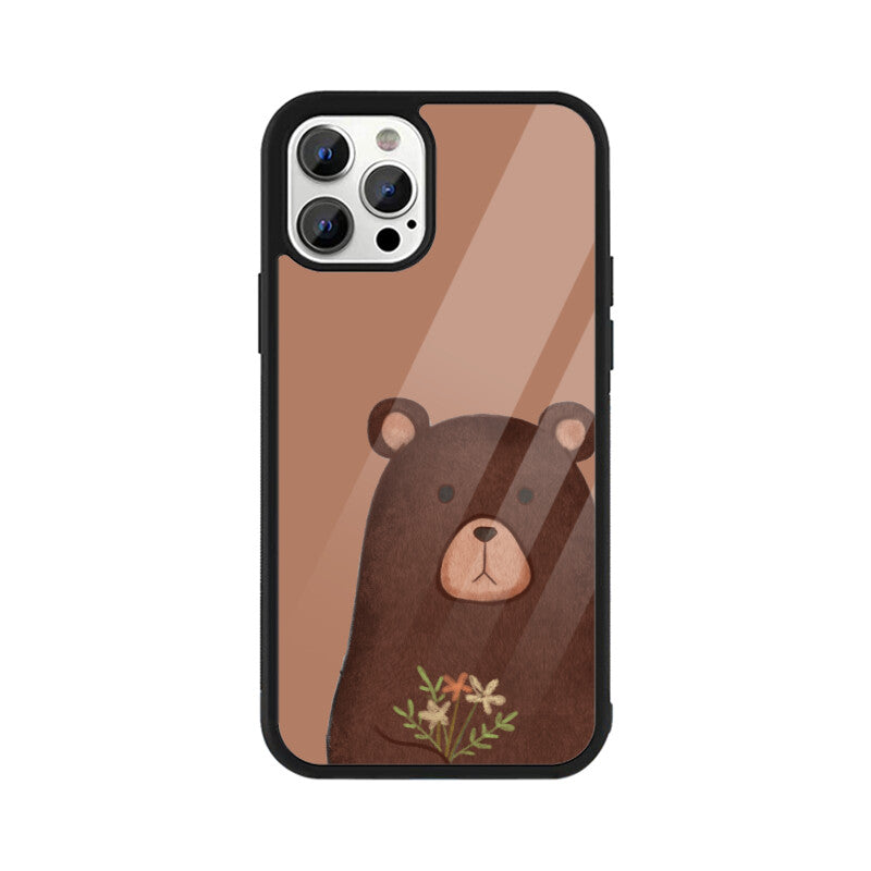 Brown Cute Bear Phone Case
