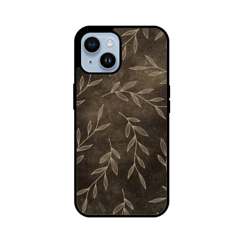 Brown Floral Botanical Phone Case