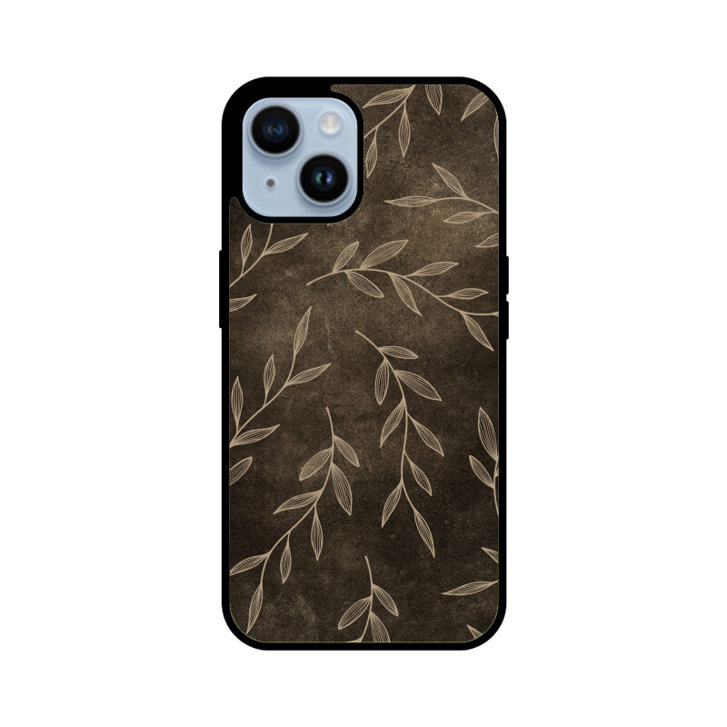 Brown Floral Botanical Phone Case