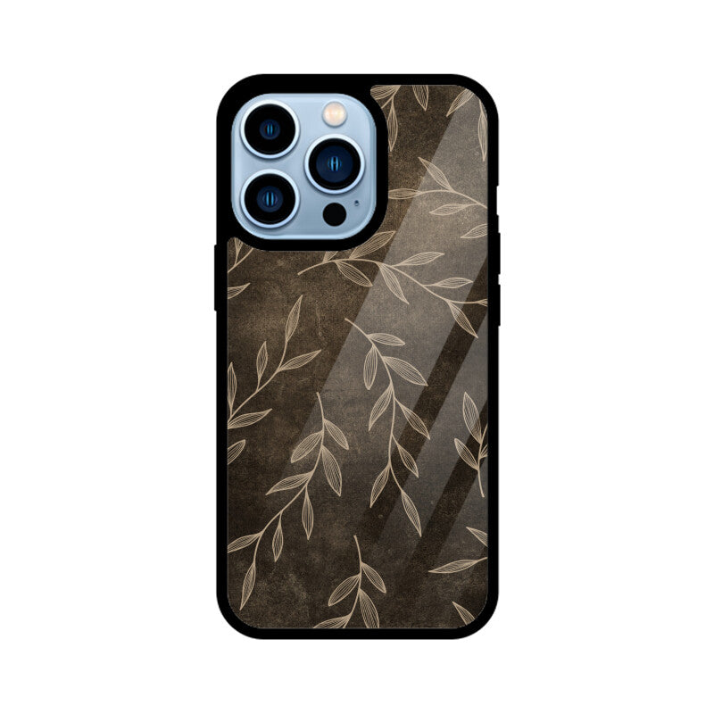 Brown Floral Botanical Phone Case