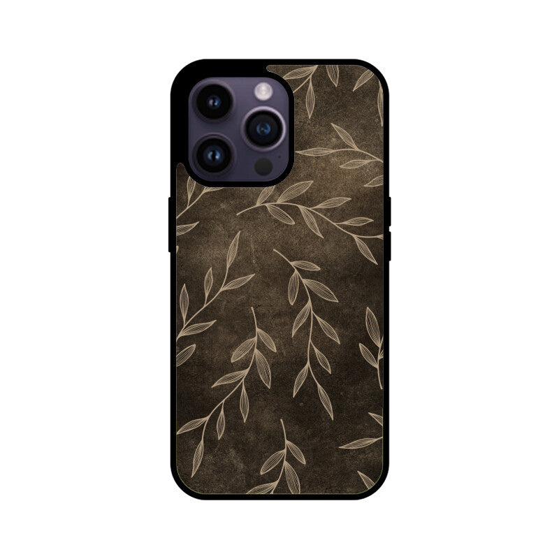 Brown Floral Botanical Phone Case