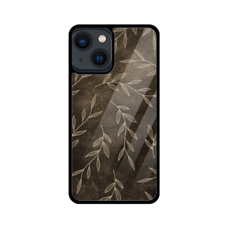 Brown Floral Botanical Phone Case