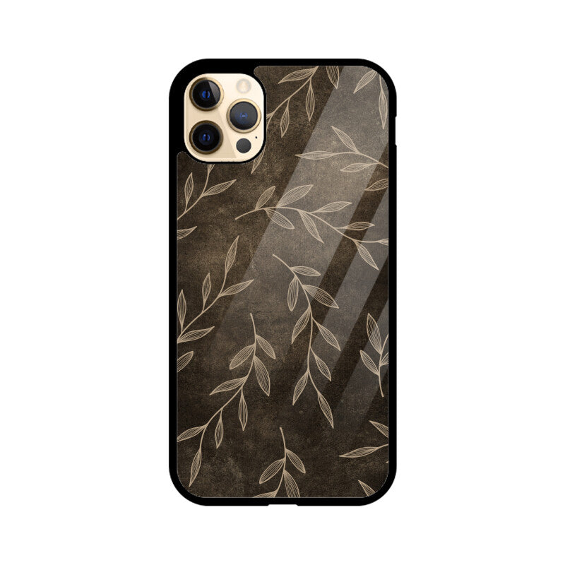 Brown Floral Botanical Phone Case