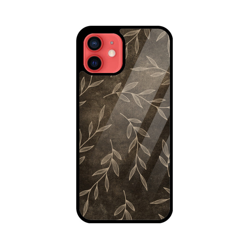 Brown Floral Botanical Phone Case