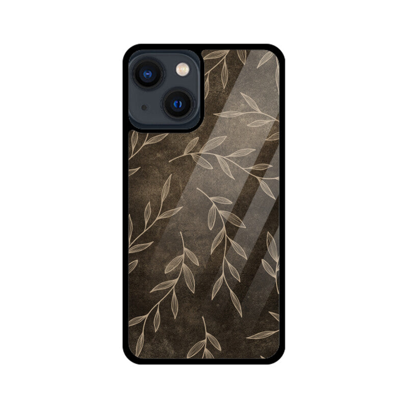 Brown Floral Botanical Phone Case
