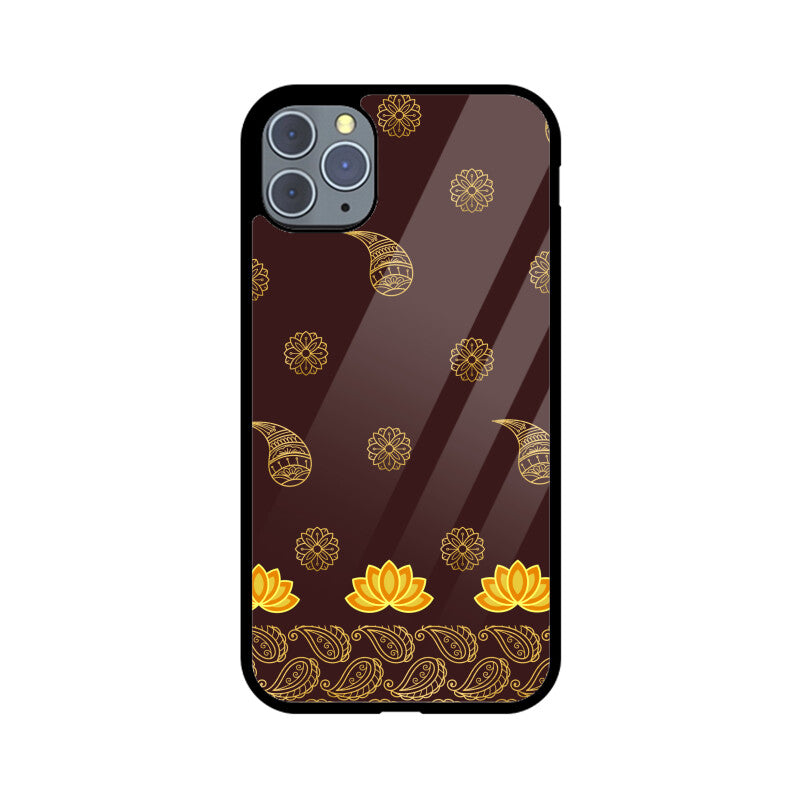 Royal India Art Lotus Paisley Printed Motifs Phone Case