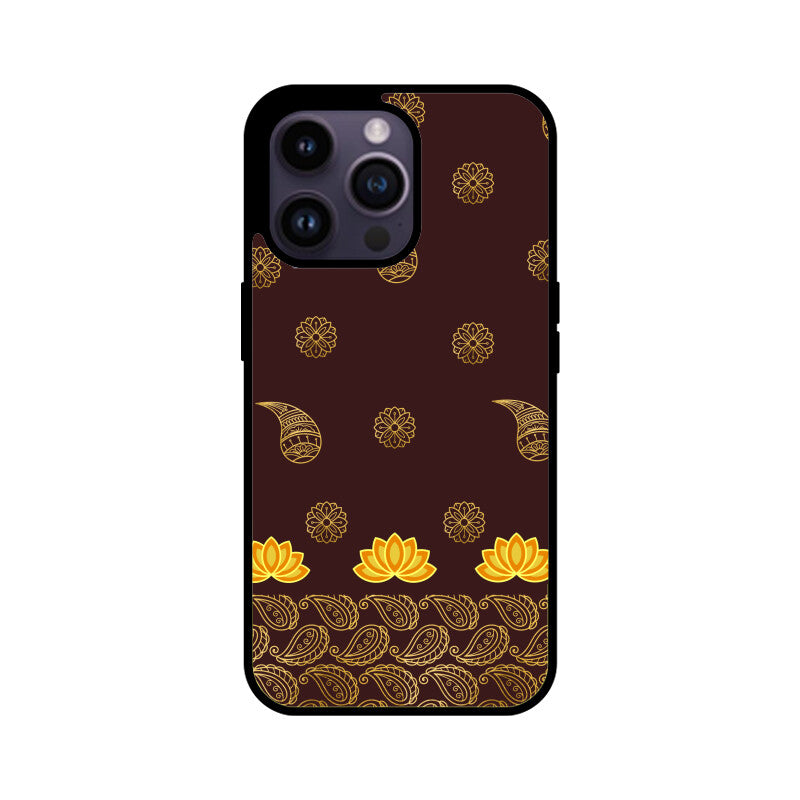 Royal India Art Lotus Paisley Printed Motifs Phone Case
