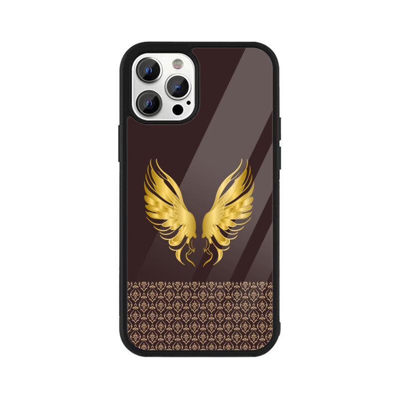 Royal India Art Brown and Gold Power Wings Phone Case