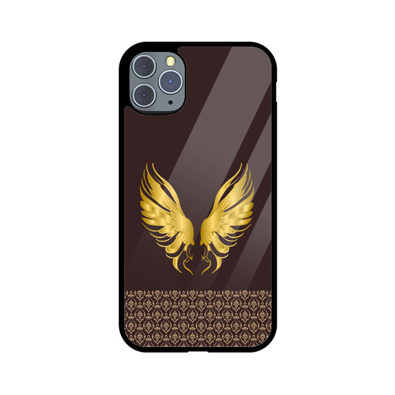 Royal India Art Brown and Gold Power Wings Phone Case