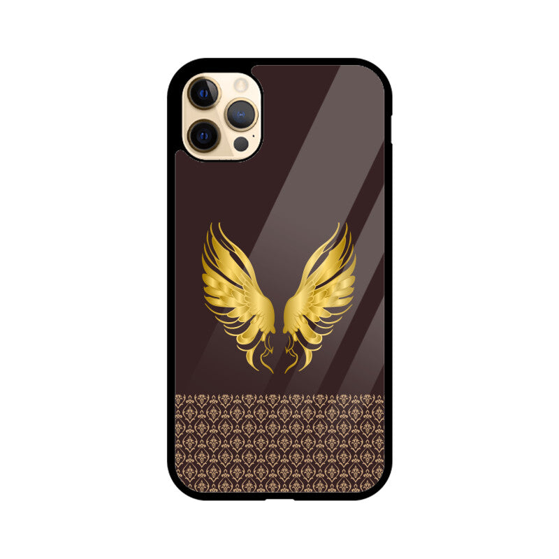 Royal India Art Brown and Gold Power Wings Phone Case