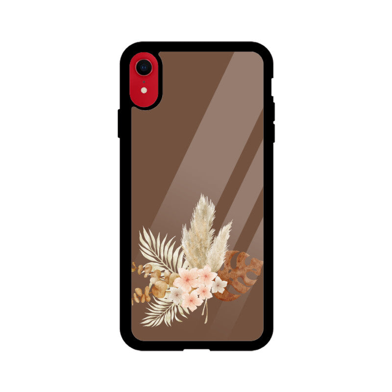 Floral Art Brown and pastel shades Phone Case