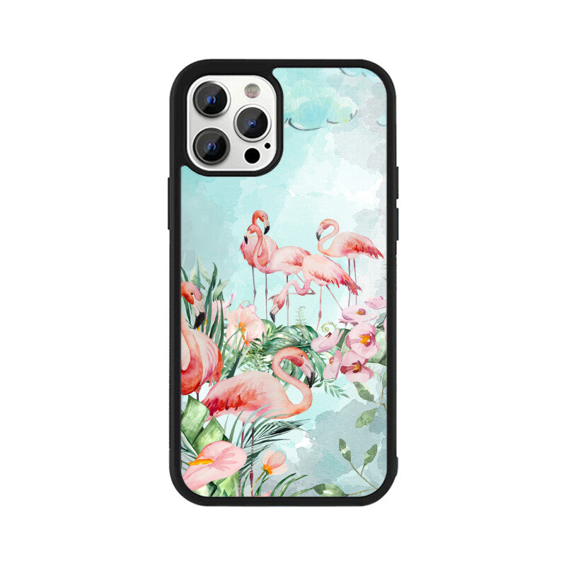 Blue Pink Minimalist Painting Aesthetic Phone Case