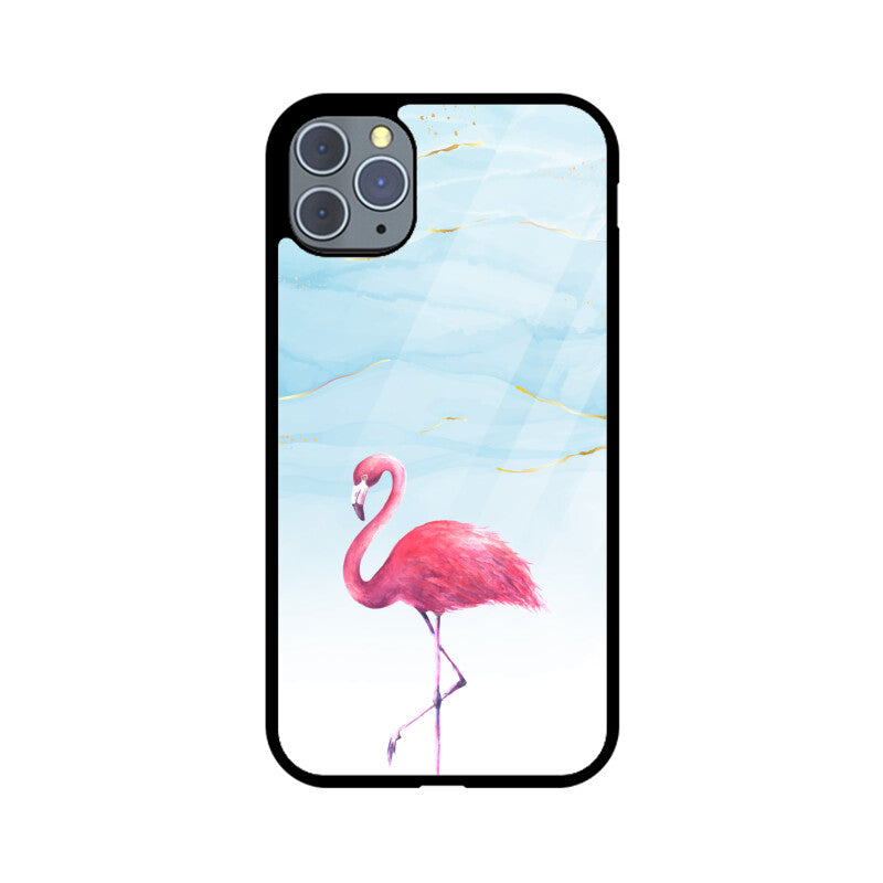 Pink Blue Colorful Flamingo Phone Case