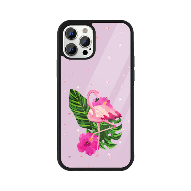 Pink Tropical Flamingo Cartoon Phone Case