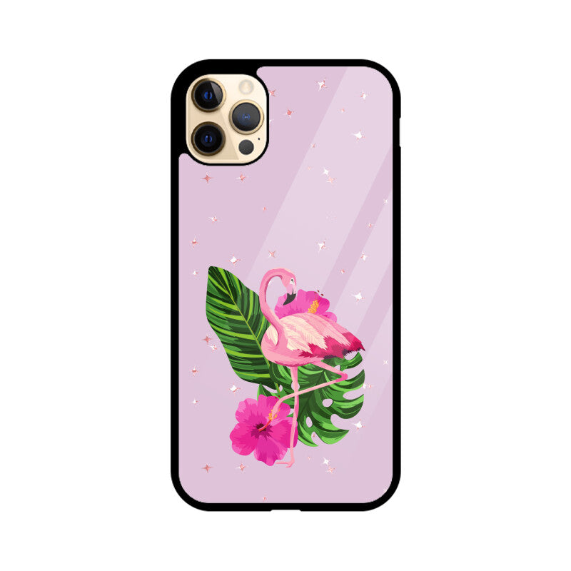 Pink Tropical Flamingo Cartoon Phone Case