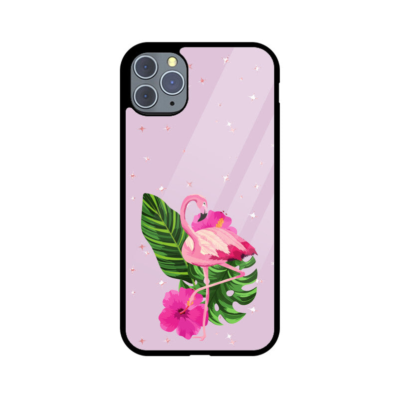 Pink Tropical Flamingo Cartoon Phone Case