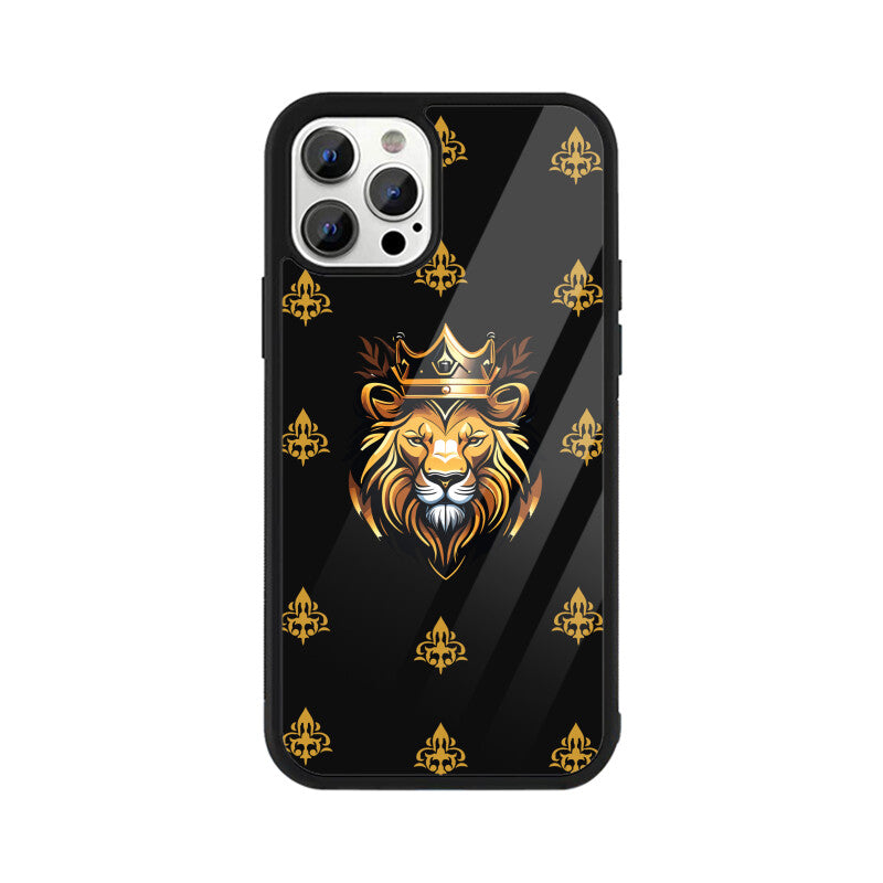 Black and Gold Lion Luxury Phone Case