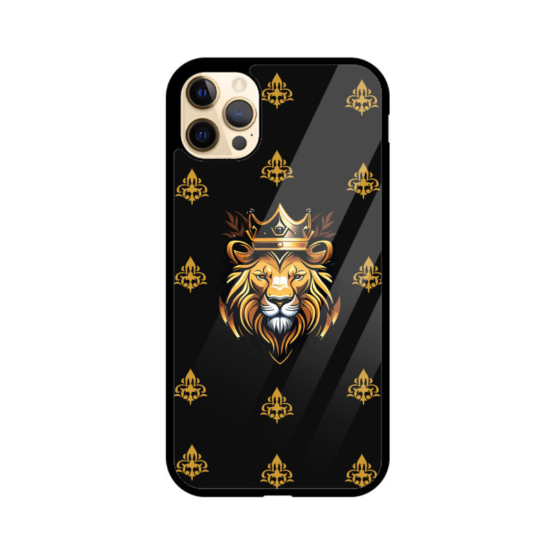 Black and Gold Lion Luxury Phone Case