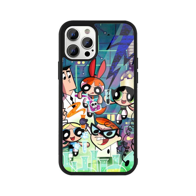 Nostalgia_Dexters Lab & Powerpuff Girls iPhone Case