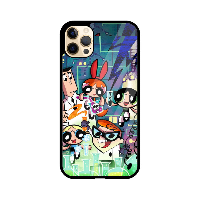 Nostalgia_Dexters Lab & Powerpuff Girls iPhone Case