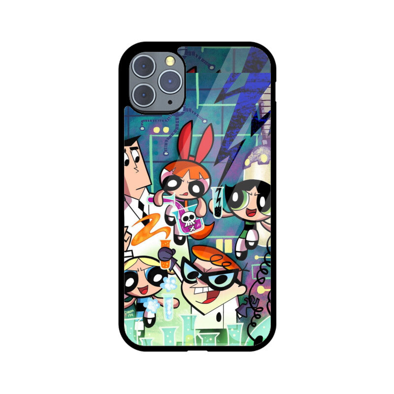 Nostalgia_Dexters Lab & Powerpuff Girls iPhone Case
