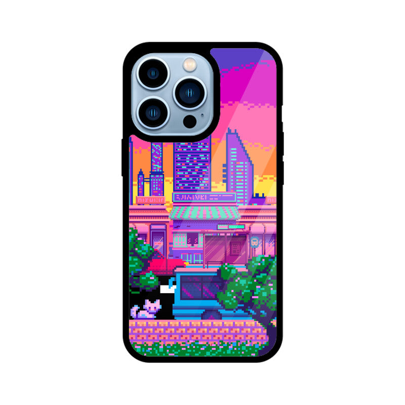 Pixelart City Phone Case