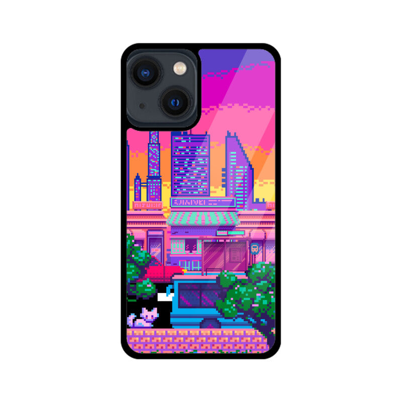 Pixelart City Phone Case