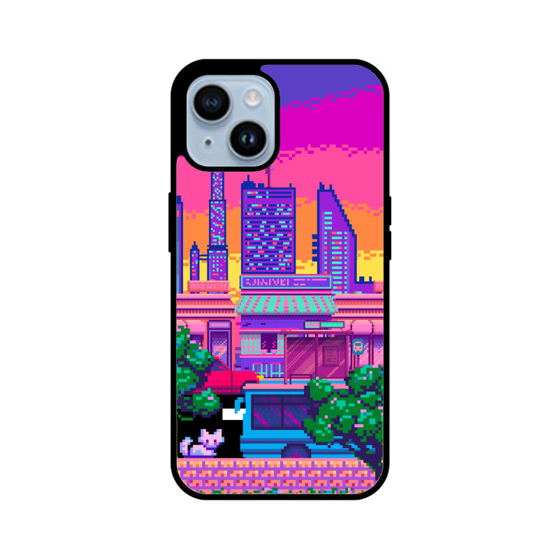 Pixelart City Phone Case