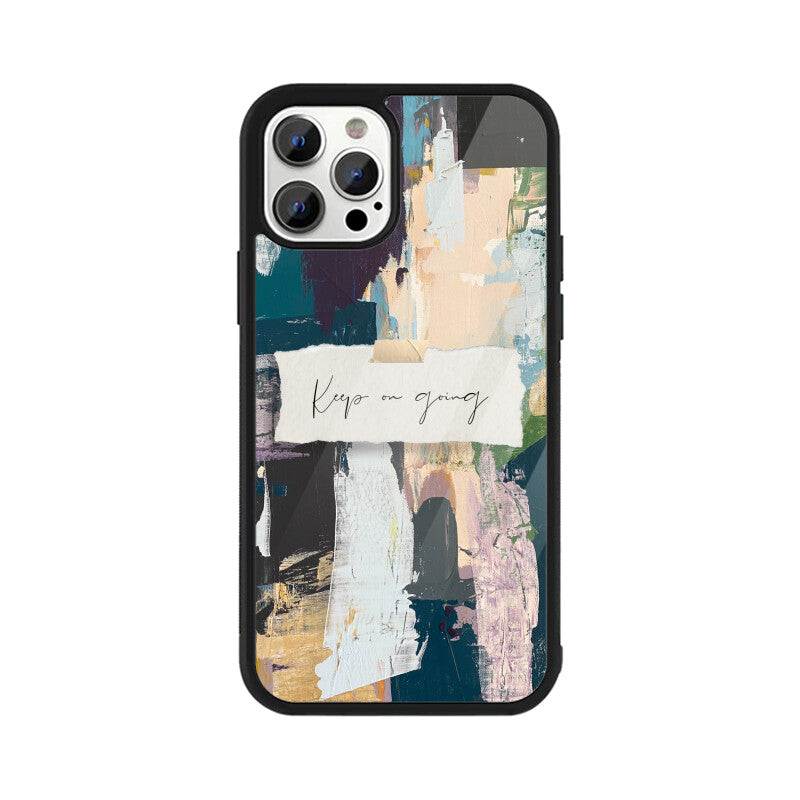 Modern Art Oil Painting Motivation Quote Phone Case