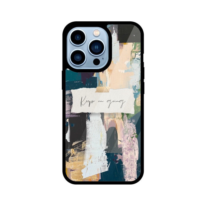 Modern Art Oil Painting Motivation Quote Phone Case