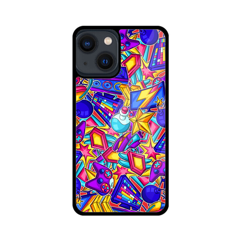 Colorful Gaming Equipment Neon Phone Case