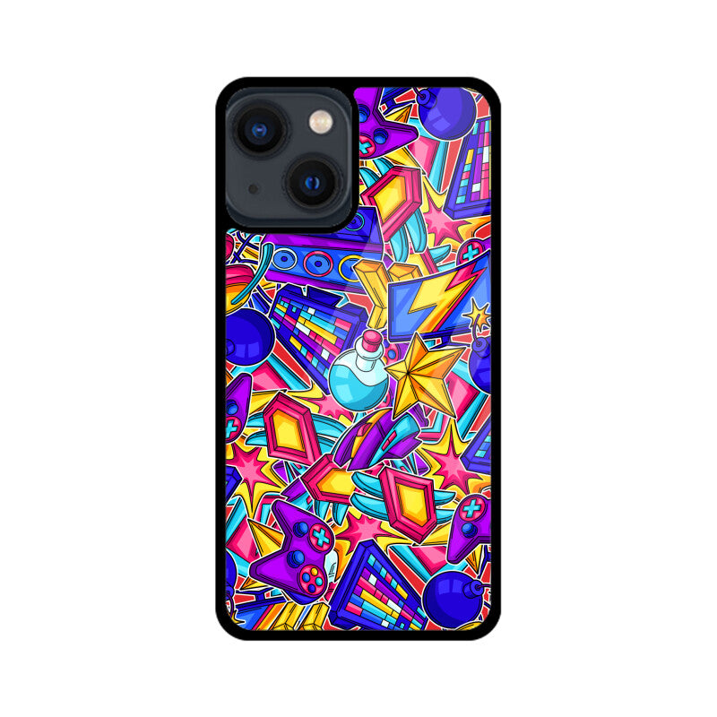 Colorful Gaming Equipment Neon Phone Case