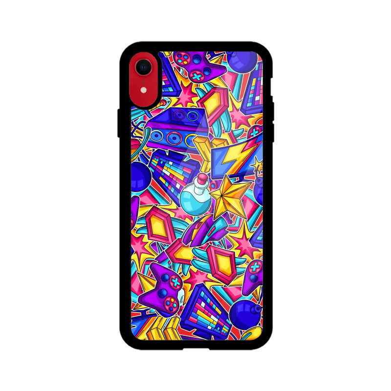 Colorful Gaming Equipment Neon Phone Case