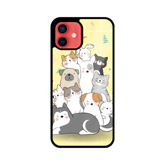 Cute Cat & Dog Phone Case