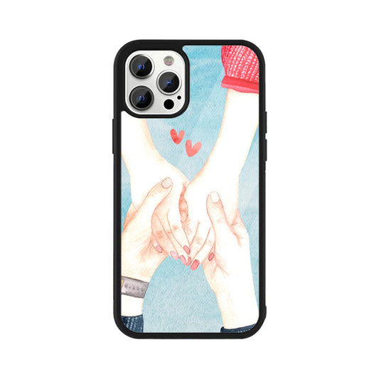 Couple Holding Each Other Hands Phone Case