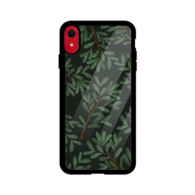 Dark Green Leaves Phone Case