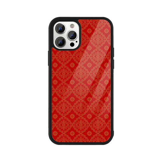 Red And Golden Asian Chinese Traditional Pattern Phone Case