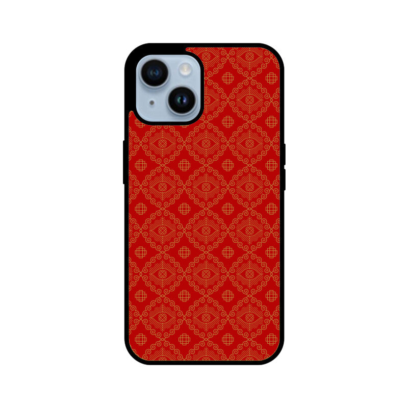 Red And Golden Asian Chinese Traditional Pattern Phone Case